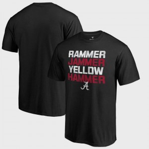 Men's Black Alabama Crimson Tide Hometown Collection Rammer Jammer Fanatics Bowl Game T-Shirt 974404-987