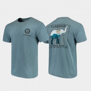 Men's Blue Alabama Crimson Tide Comfort Colors State Scenery T-Shirt 247256-736