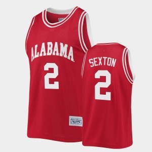 Men Collin Sexton Crimson Alabama Crimson Tide #2 Classic Commemorative Basketball Jersey 703979-730