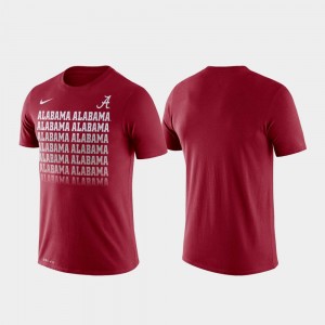 Men's Crimson Alabama Crimson Tide Performance Fade T-Shirt 735790-901