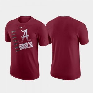 Men's Crimson Alabama Crimson Tide Performance Cotton Just Do It T-Shirt 579297-766