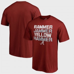 Men's Crimson Alabama Crimson Tide Hometown Collection Rammer Jammer Fanatics Bowl Game T-Shirt 487059-591