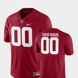 Men Custom Crimson Alabama Crimson Tide #00 2018 Game College Football Jerseys 416433-828