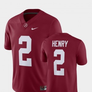 Men Derrick Henry Crimson Alabama Crimson Tide #2 Player Alumni Football Game Jerseys 852715-886