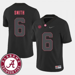 Mens DeVonta Smith Black Alabama Crimson Tide #6 2018 SEC Patch College Football Jersey 983775-174