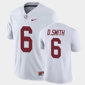 Mens DeVonta Smith White Alabama Crimson Tide #6 Game College Football Jerseys 660883-795
