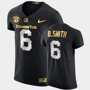 Men DeVonta Smith Black Alabama Crimson Tide #6 2020-21 Authentic Golden Edition Jersey 228579-596