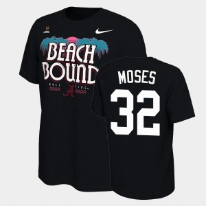 Men Dylan Moses Black Alabama Crimson Tide #32 Bound College Football Playoff 2021 National Championship T-Shirt 931414-130