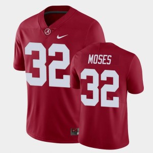 Men Dylan Moses Crimson Alabama Crimson Tide #32 Limited Limited Jerseys 626358-540