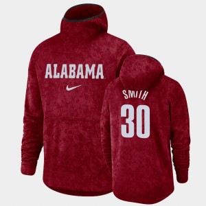 Men Galin Smith Crimson Alabama Crimson Tide #30 Pullover Team Logo Basketball Spotlight Hoodie 231276-936