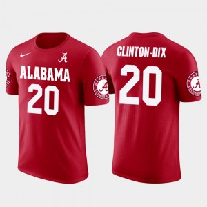 Mens Ha Ha Clinton-Dix Red Alabama Crimson Tide #20 Washington skins Football Future Stars T-Shirt 454698-883