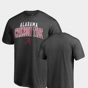 Men's Heathered Charcoal Alabama Crimson Tide Square Up T-Shirt 543818-552