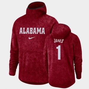 Men's Herbert Jones Crimson Alabama Crimson Tide #1 Pullover Team Logo Basketball Spotlight Hoodie 950588-743
