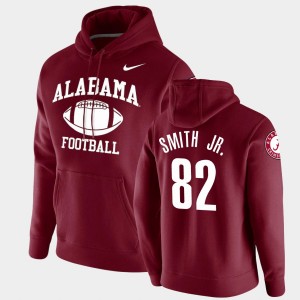 Men Irv Smith Jr. Crimson Alabama Crimson Tide #82 Pullover Retro Football Hoodie 929642-268