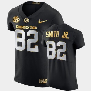 Men Irv Smith Jr. Black Alabama Crimson Tide #82 2020-21 Authentic Golden Edition Jersey 978370-672