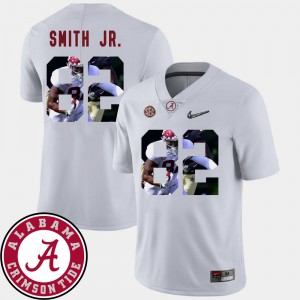 Men Irv Smith Jr. White Alabama Crimson Tide #82 Football Pictorial Fashion Jerseys 359041-983
