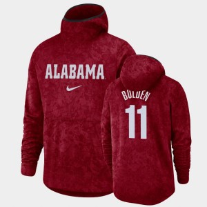 Mens James Bolden Crimson Alabama Crimson Tide #11 Pullover Team Logo Basketball Spotlight Hoodie 922055-511