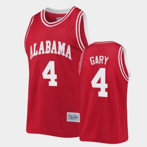 Men Juwan Gary Crimson Alabama Crimson Tide #4 Classic Commemorative Basketball Jerseys 680918-533