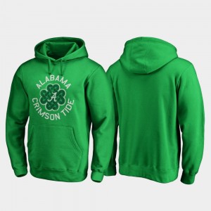 Mens Kelly Green Alabama Crimson Tide Luck Tradition Fanatics Branded St. Patrick's Day Hoodie 110841-440