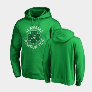 Mens Kelly Green Alabama Crimson Tide Luck Tradition Pullover St. Patrick's Day Hoodie 759982-714