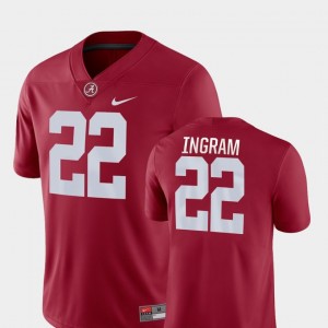 Mens Mark Ingram Crimson Alabama Crimson Tide #22 College Football Game Jersey 734118-671
