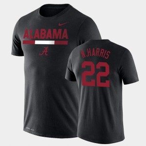 Men Najee Harris Black Alabama Crimson Tide #22 Legend Performance Team DNA T-Shirt 635787-782