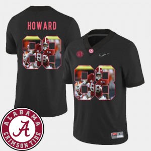 Men O.J. Howard Black Alabama Crimson Tide #88 Football Pictorial Fashion Jerseys 467552-557