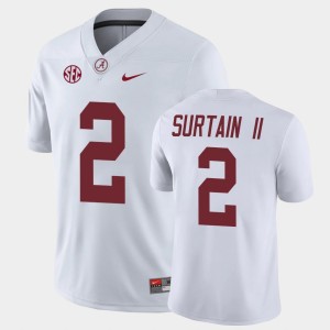 Mens Patrick Surtain II White Alabama Crimson Tide #2 College Football Game Jerseys 932693-308