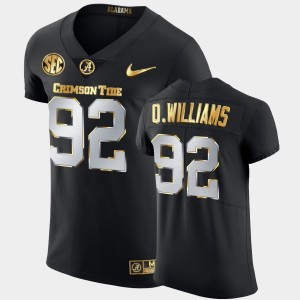 Men Quinnen Williams Black Alabama Crimson Tide #92 2020-21 Authentic Golden Edition Jersey 397169-169