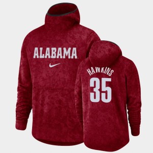 Mens Raymond Hawkins Crimson Alabama Crimson Tide #35 Pullover Team Logo Basketball Spotlight Hoodie 107533-318