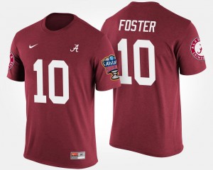 Men Reuben Foster Crimson Alabama Crimson Tide #10 Sugar Bowl Bowl Game T-Shirt 913331-780
