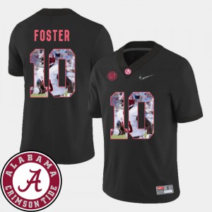 Men Reuben Foster Black Alabama Crimson Tide #10 Football Pictorial Fashion Jerseys 378084-295