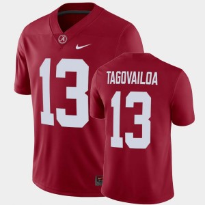 Mens Tua Tagovailoa Crimson Alabama Crimson Tide #13 Player Alumni Jerseys 206410-823
