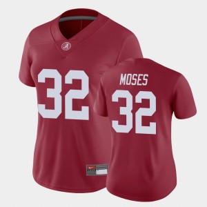 Womens Dylan Moses Crimson Alabama Crimson Tide #32 Replica Game Jersey 695171-604
