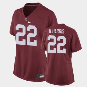 Women Najee Harris Crimson Alabama Crimson Tide #22 Replica Football Game Jerseys 936228-800