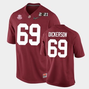 Youth Landon Dickerson Crimson Alabama Crimson Tide #69 Replica 2021 National Championship Jerseys 937335-278